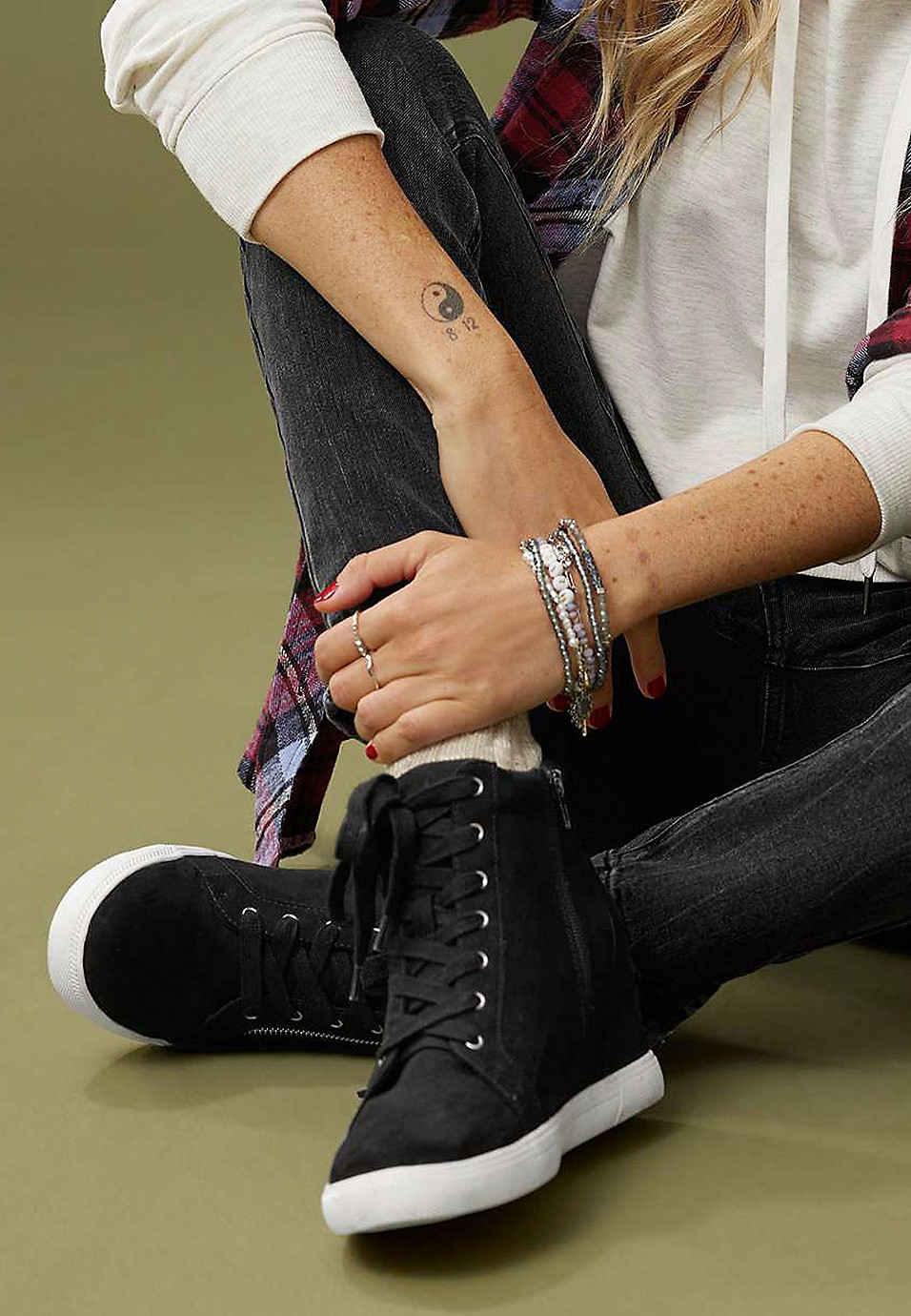 SuperCush Laney Lace Up Sneaker Wedge | Maurices