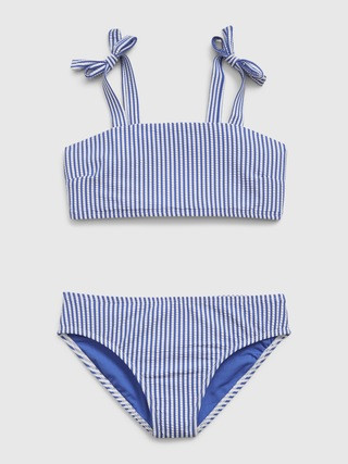 Kids Recycled Tie-Strap Swim Two-Piece | Gap (US)