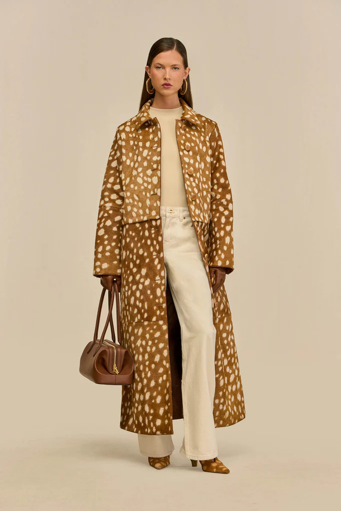 GLINDA CONVERTIBLE COAT - CERVINO | Cult Gaia - US