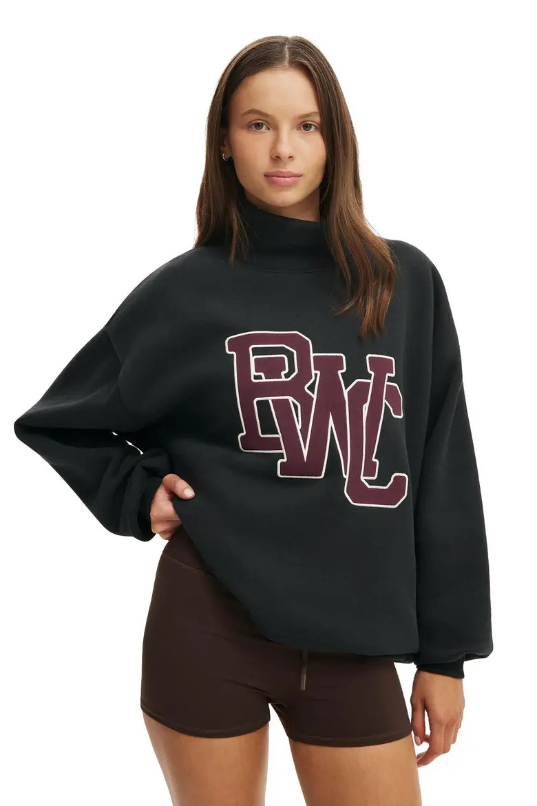 COTTON ON BODY Women's Active Plush Funnel Neck Sweatshirt (Women) | Nordstrom | Nordstrom