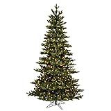Vickerman 7.5' x 54" Natural Fraser Fir Artificial Christmas Tree, Clear Dura-lit Lights | Amazon (US)