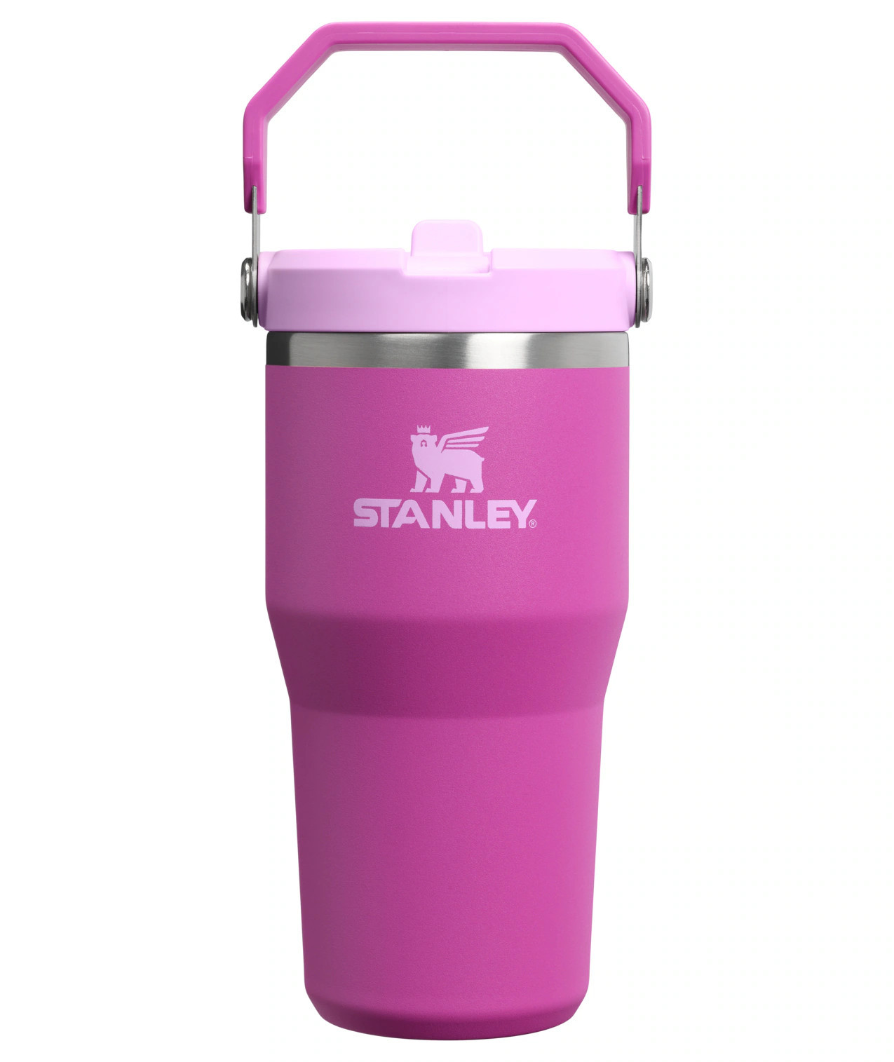 STANLEY 20 -fl oz Stainless steel Insulated Tumbler - DARK BLOSSOM one_size in Pink | 100000155876 | Lowe's