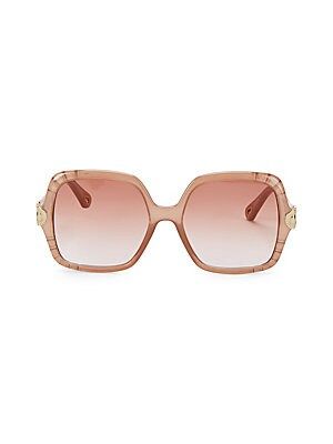 Vera 55MM Oversize Square Sunglasses | Saks Fifth Avenue