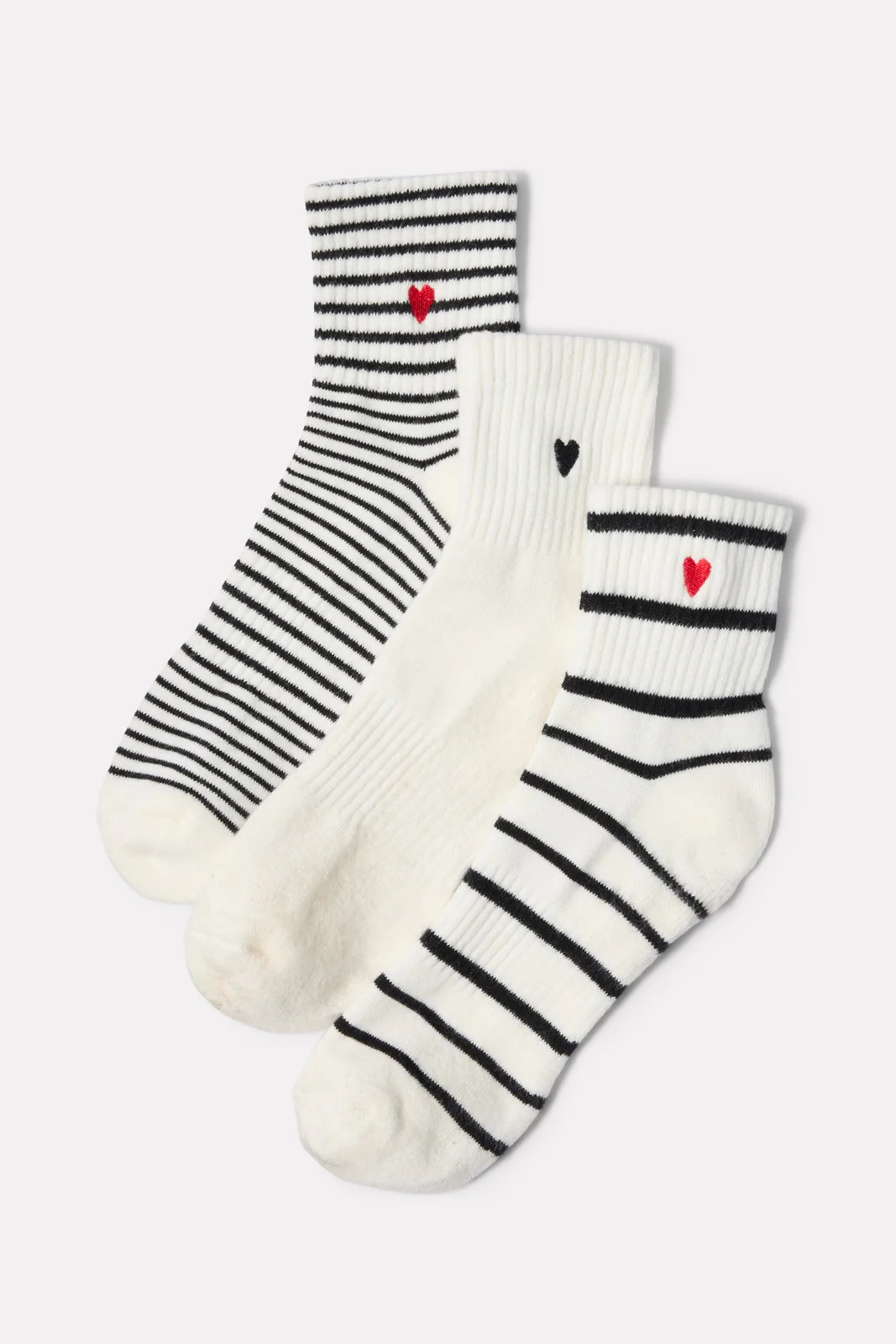 Quarter Heart Sock 3 Pack | Evereve