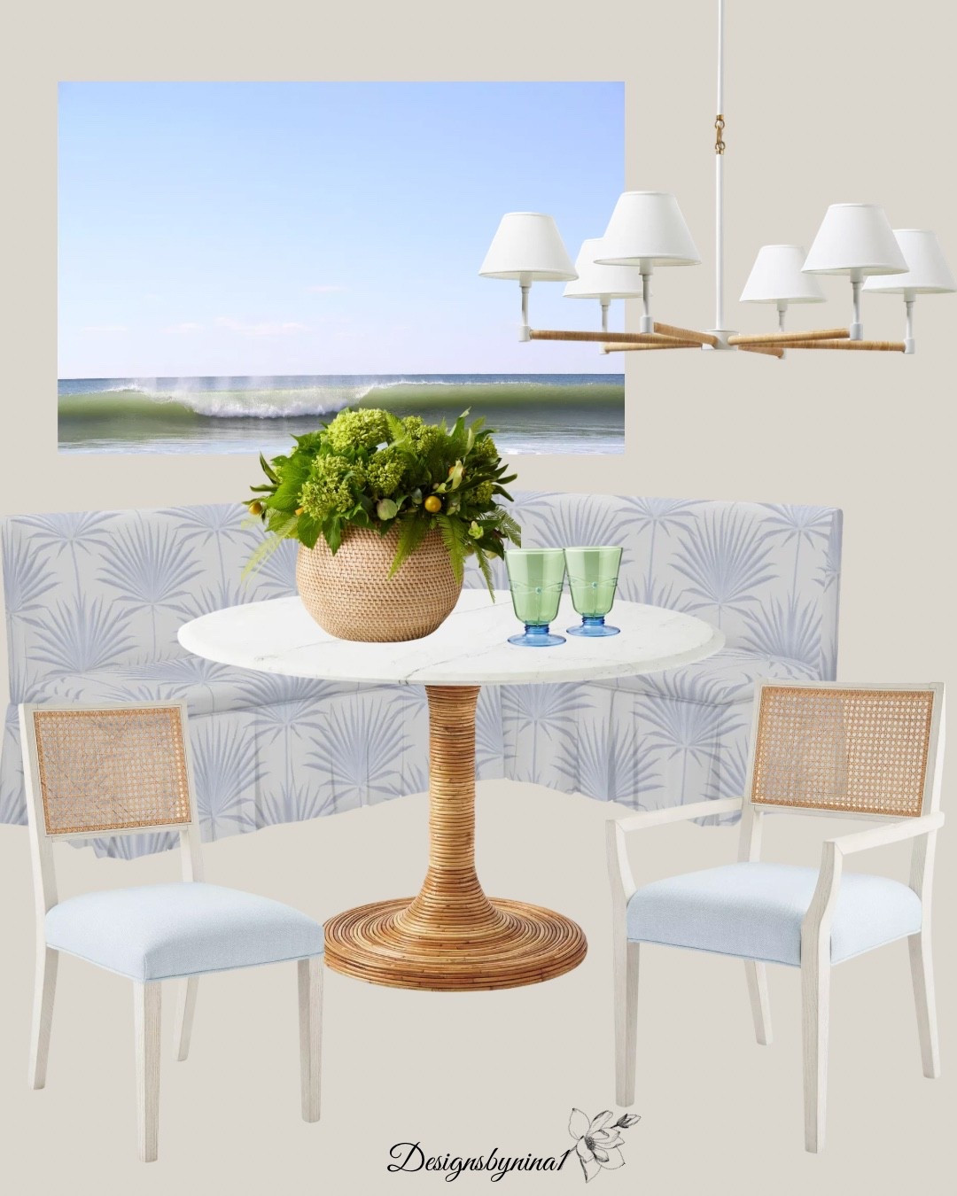 Breakfast Nook Furniture & Decor Finds! Casual Dining Furniture. 🩵🤍

Modern Coastal Dining Room Table, Chairs & Basket | Chandelier | Coastal Wall Art | California Coastal | Florida Style | Transitional Decor | Blue & White Furniture & Decor | Southern Style Decor | Beach House Furniture

#LTKHome #LTKSeasonal