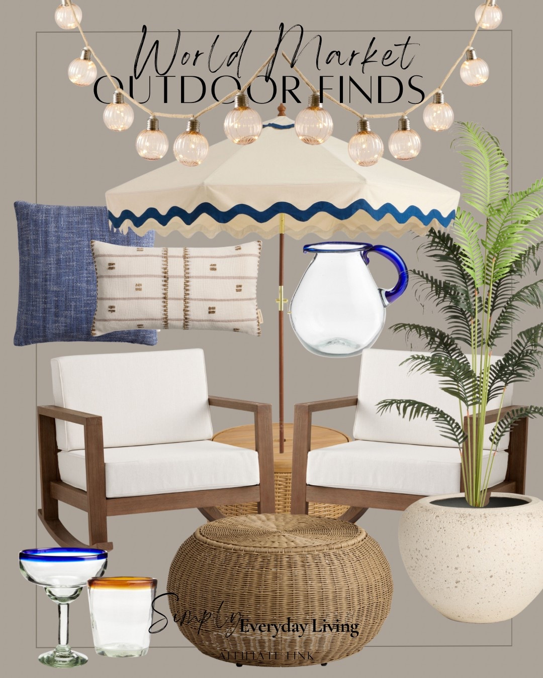 World market outdoor finds 

#LTKSpringSale #LTKSeasonal #LTKHome