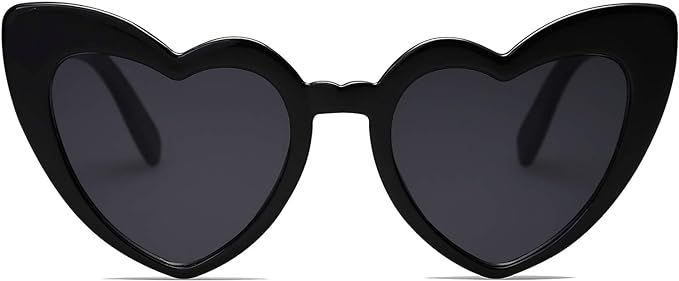 SOJOS Heart Shaped Sunglasses Clout Goggle Vintage Cat Eye Mod Style Retro Glasses Kurt Cobain SJ... | Amazon (US)