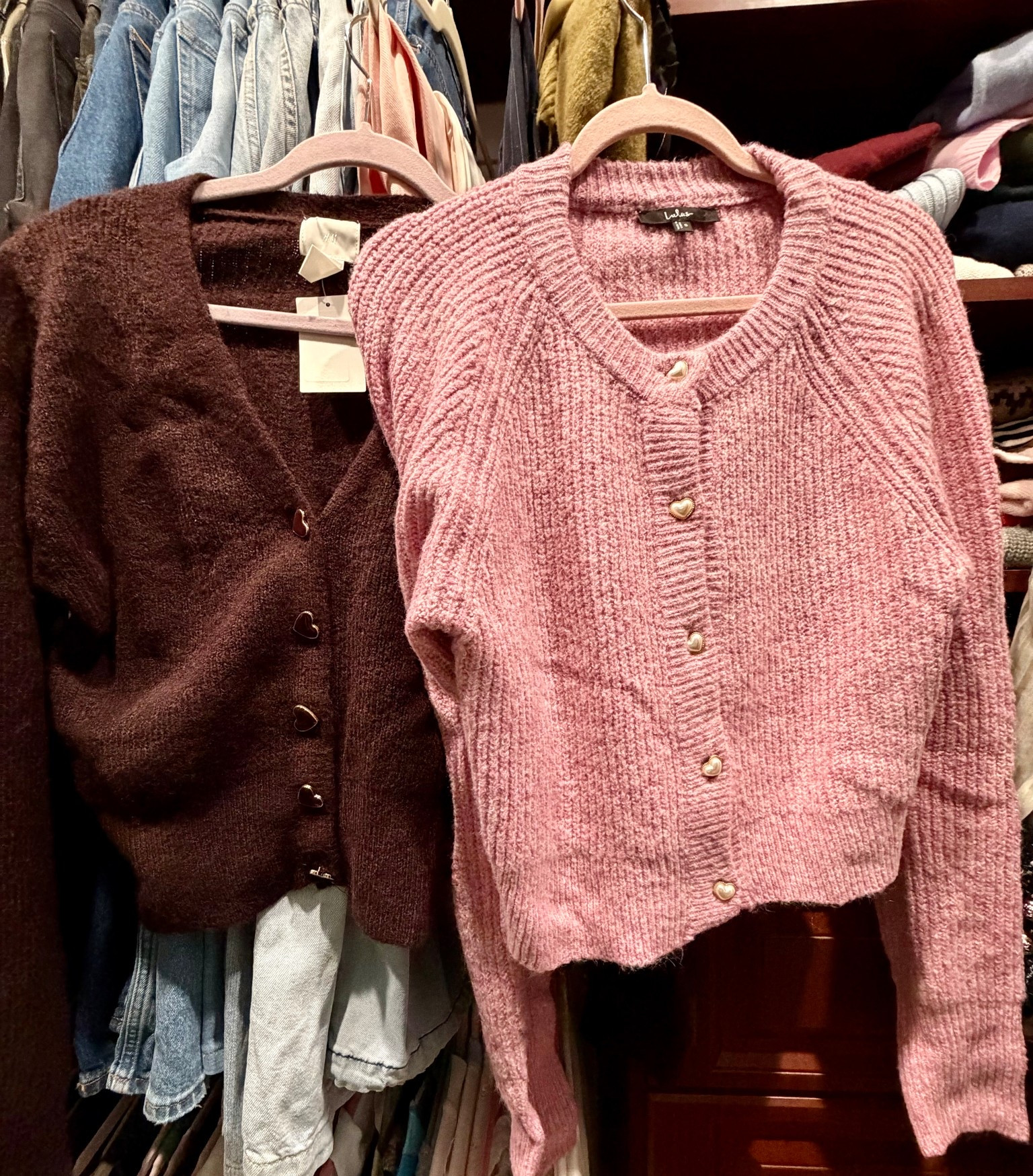 Valentine’s Day  #ootd Heart shaped button cardigans 

#LTKootd #LTKPetite #LTKValentine