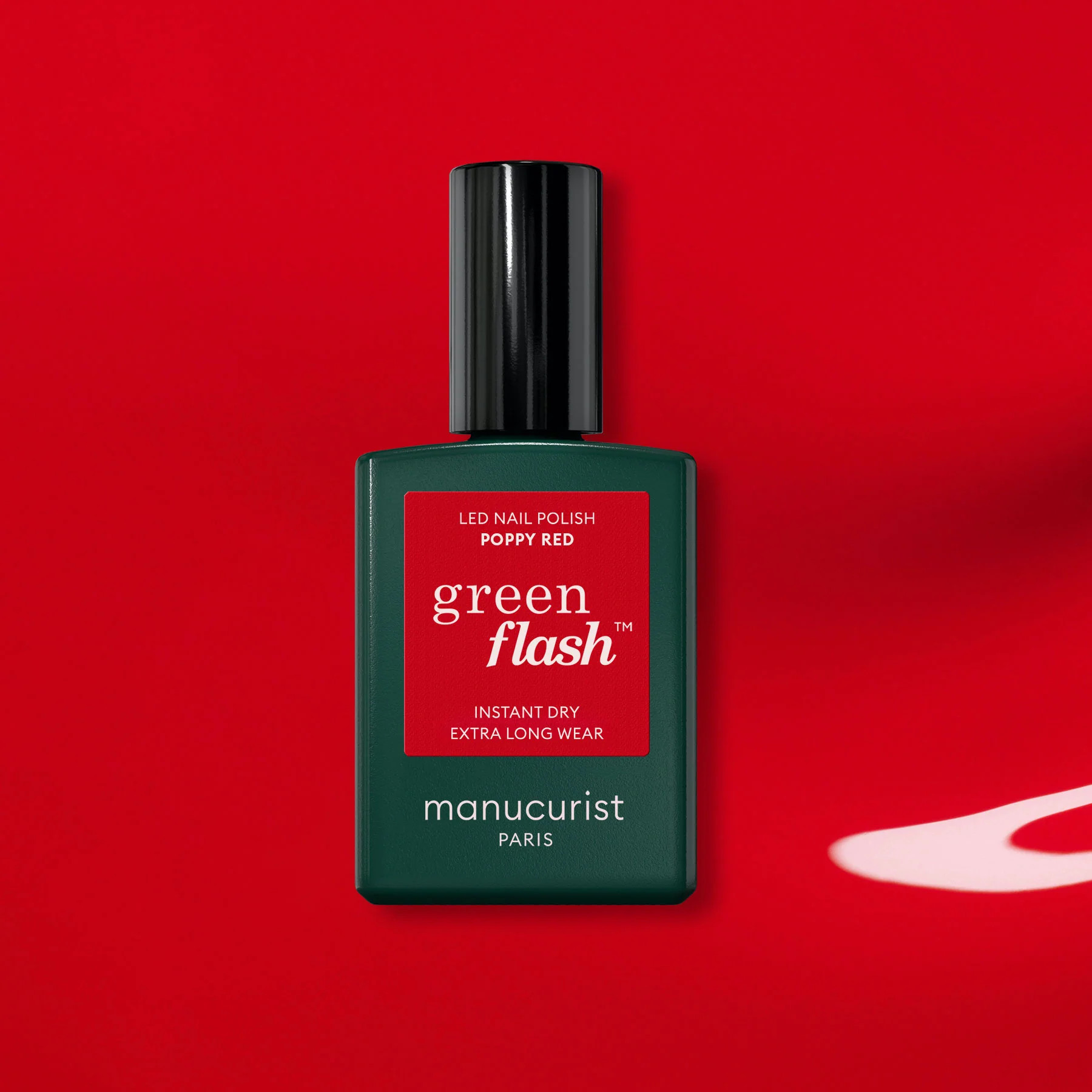 Poppy Red LED nail polish - The alternative to gel nail polish | Manucurist Global