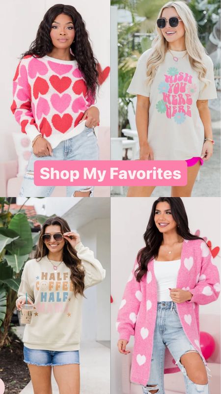 Favorite graphic tee and Valentine’s Day looks 🩷 Cardigans, t-shirts, tees, graphics, sweatshirts, pullovers, Valentine’s Day outfits 

Extra 25% off with code VDAY (only until Jan 26 11:59pm CTS)



#LTKsalealert #LTKMostLoved #LTKfindsunder50