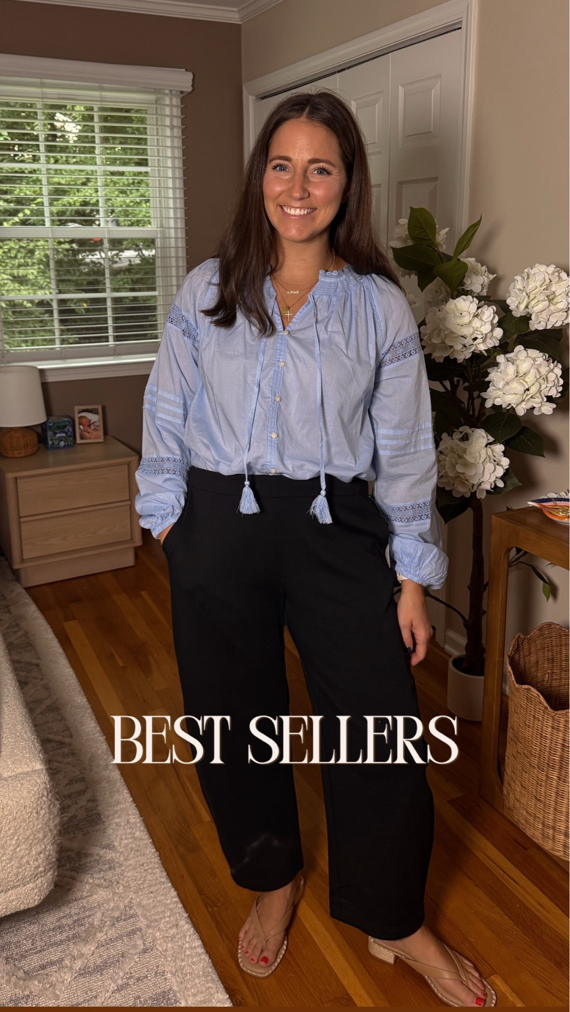 This $25 top was a best seller last week! Also comes in white. I’m wearing size small

#LTKootd #LTKWorkwear