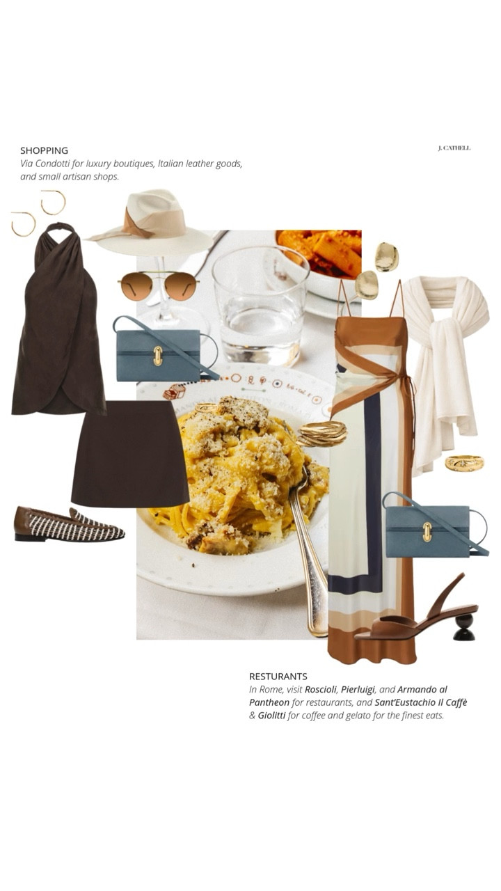 Italy, beautifully done 🇮🇹✨

If Italy is on your travel list, this 7-day itinerary through Rome, Florence, and the Tuscan countryside is the route I recommend again and again. It blends iconic history, incredible art and fashion, and vineyard-covered landscapes — all paced in a way that lets you actually enjoy it.

Think long lunches, sunset walks, beautiful hotels, and unforgettable wine. It’s Italy experienced slowly and intentionally — whether it’s your first trip or your fifth.

Sharing the looks I’d pack for this itinerary — polished travel sets, chic walking shoes for cobblestone streets, breezy dresses for Tuscany, and effortless pieces for evenings out. Save for future travel plans and tap to shop. ✨#ItalyTravel #RomeStyle #FlorenceStyle #TuscanStyle #TravelWardrobe #EuroSummer #LTKFinds 

 

#LTKTravel #LTKootd #LTKOver40 #LTKTravel