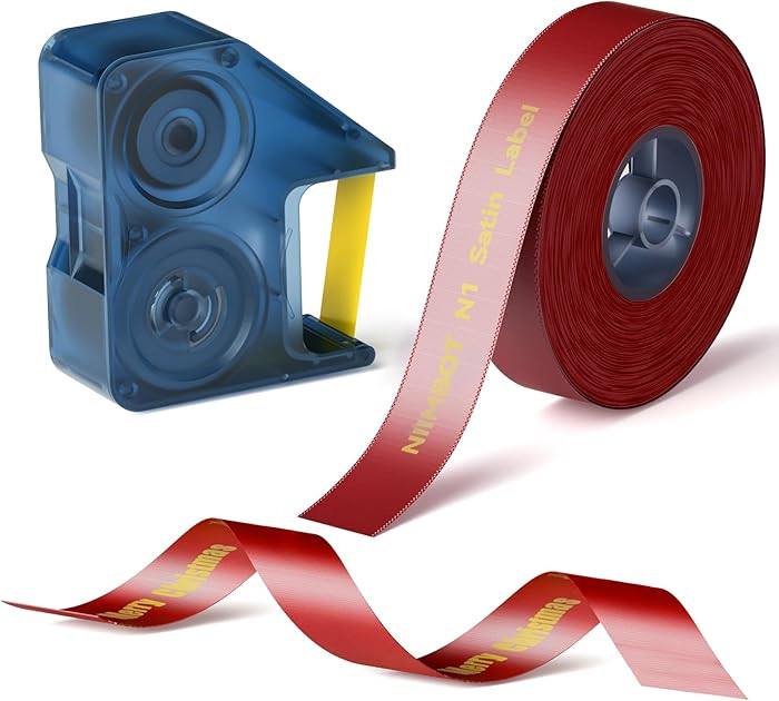 NIIMBOT N1 Satin Ribbon Set, Only for N1 Label Maker, for Gift, Wedding, Party, Craft Wrapping, D... | Amazon (US)