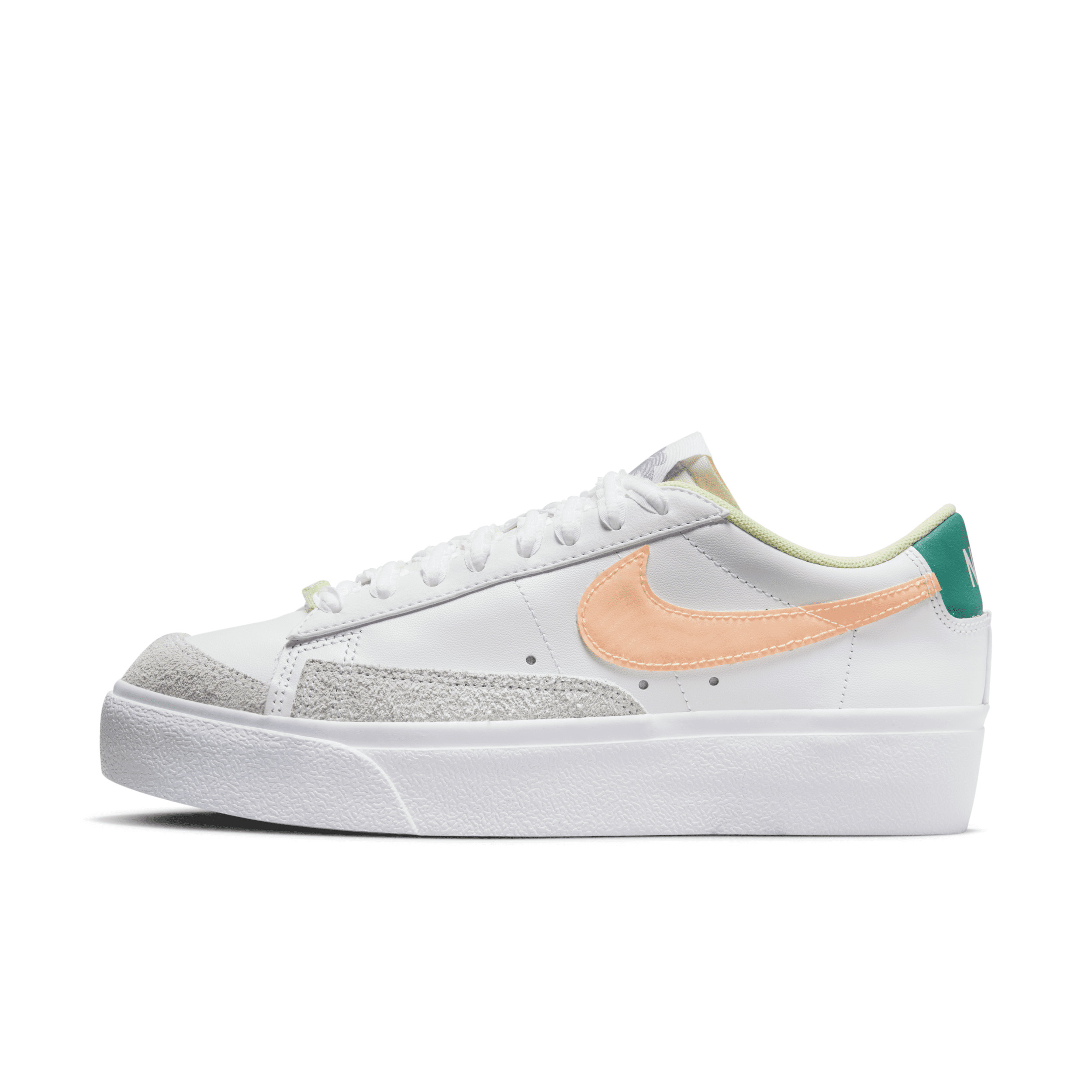 Nike Women's Blazer Low Platform Shoes in White, Size: 10 | DX3719-100 | Nike (US)