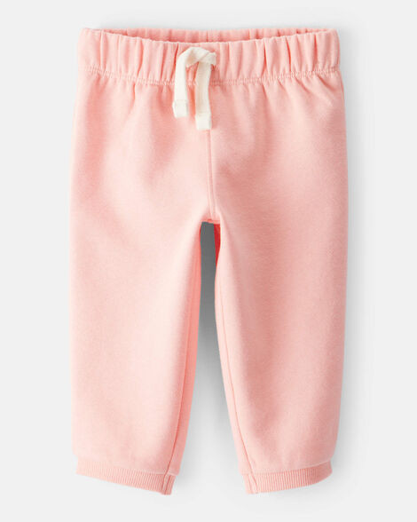 Baby Girl DayDream Fleece Pull-On Pants - Pink | Carter's Inc