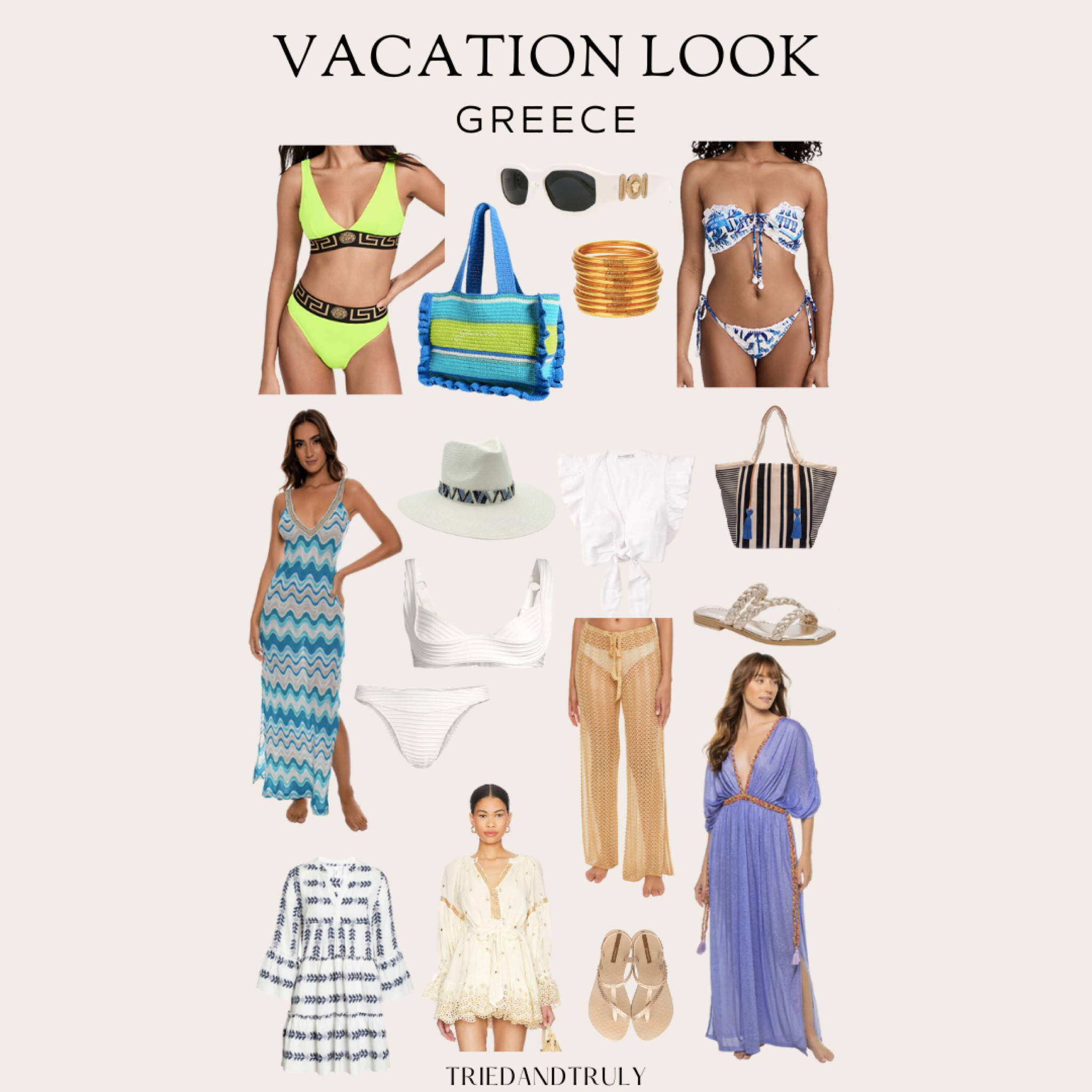Vacation and resortwear picks by destination. Swimsuits, cover ups, dresses, sandals, sunglasses, hats, and beach and pool bags. 

Greece Greek Islands Italy Mediterranean 

#LTKswim #LTKtravel #LTKstyletip