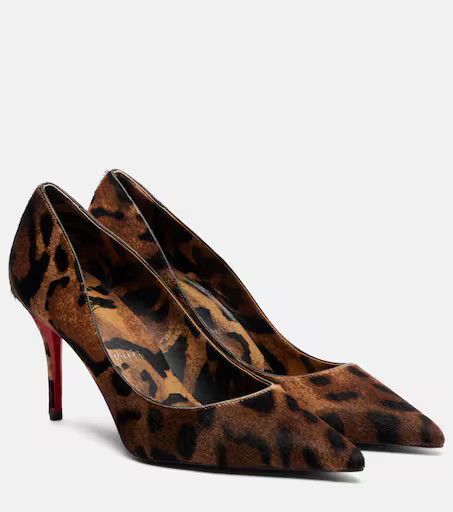 Miss Z 80 leopard-printed calf hair pumps | Mytheresa (US/CA)