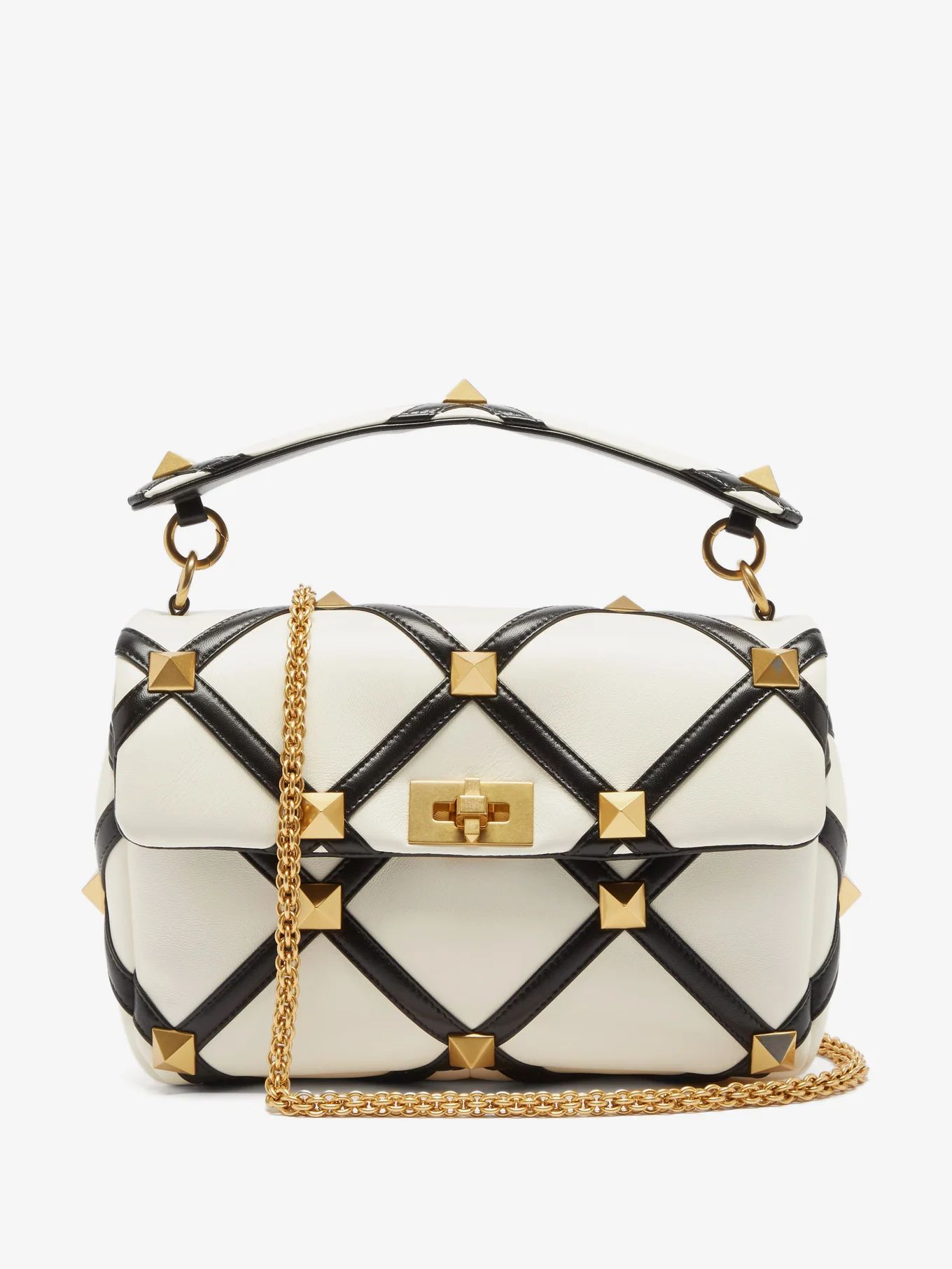 Roman Stud leather shoulder bag | Valentino | Matches (US)