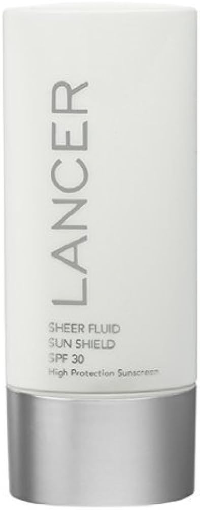 Lancer Skincare Sheer Fluid Sun Shield, Broad-Spectrum SPF 30 Sunscreen, 2 Fl Oz | Amazon (US)