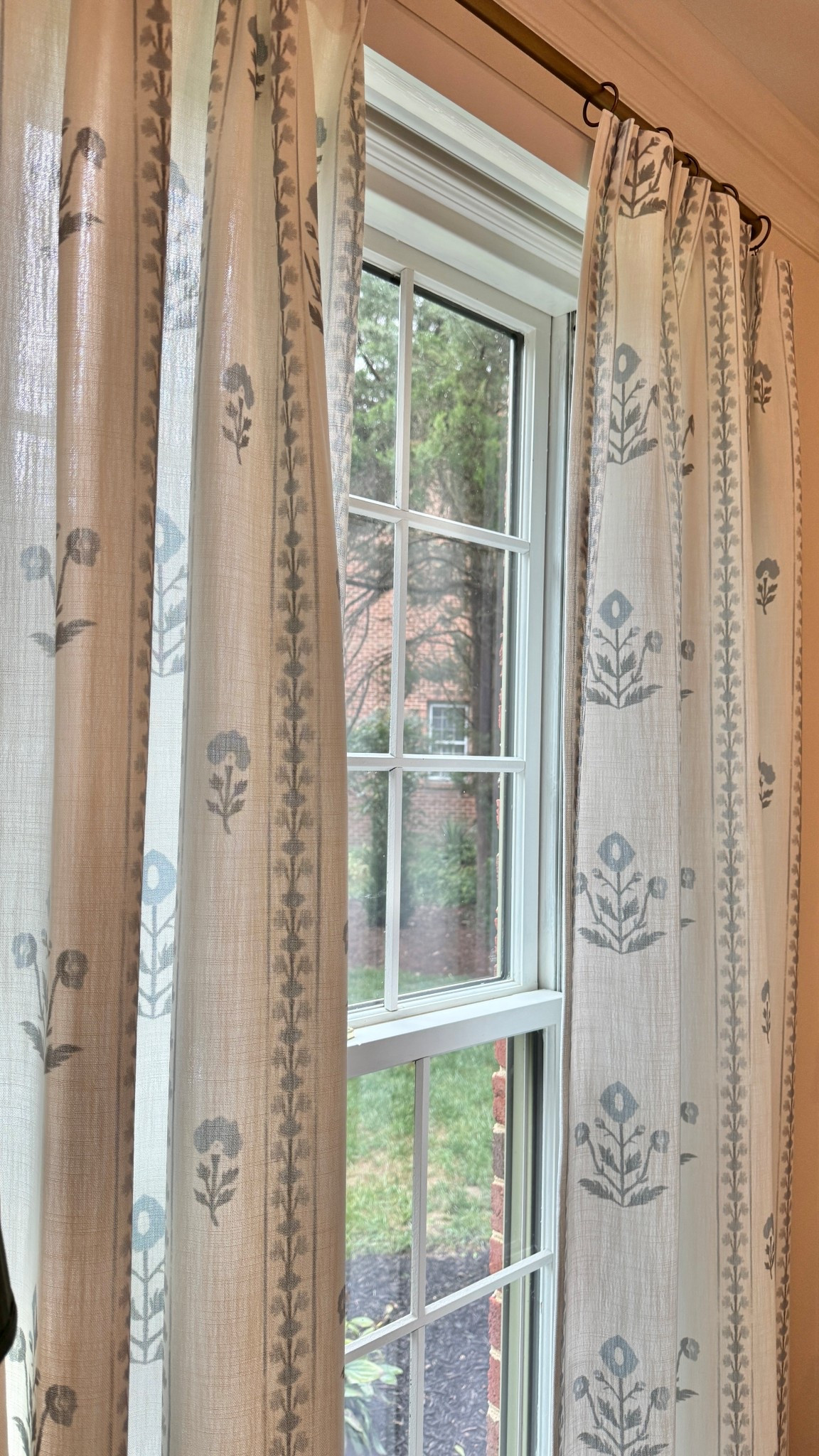 Pinch pleat curtains, block print curtains 

#LTKHome