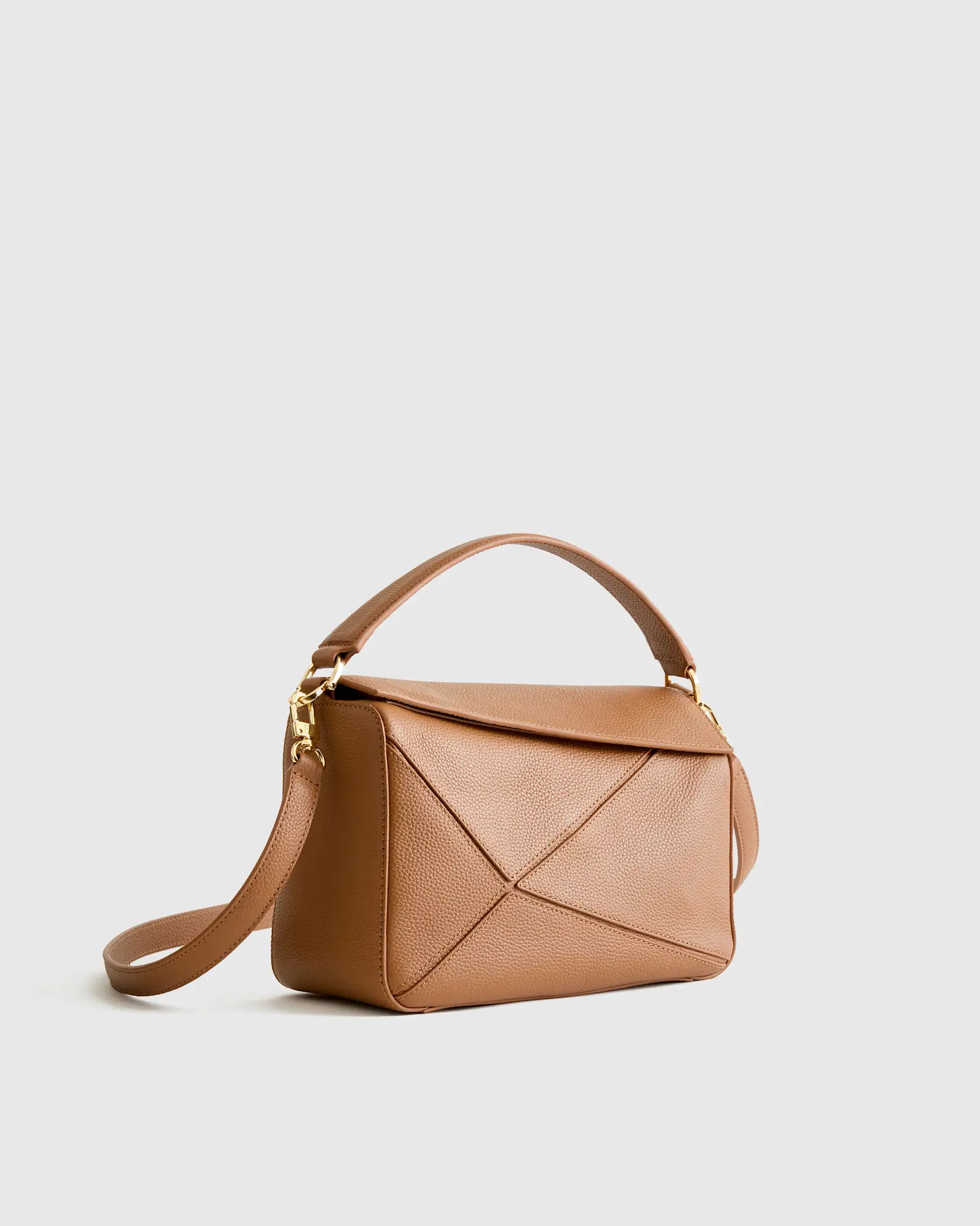 Italian Leather Patchwork Crossbody | Quince