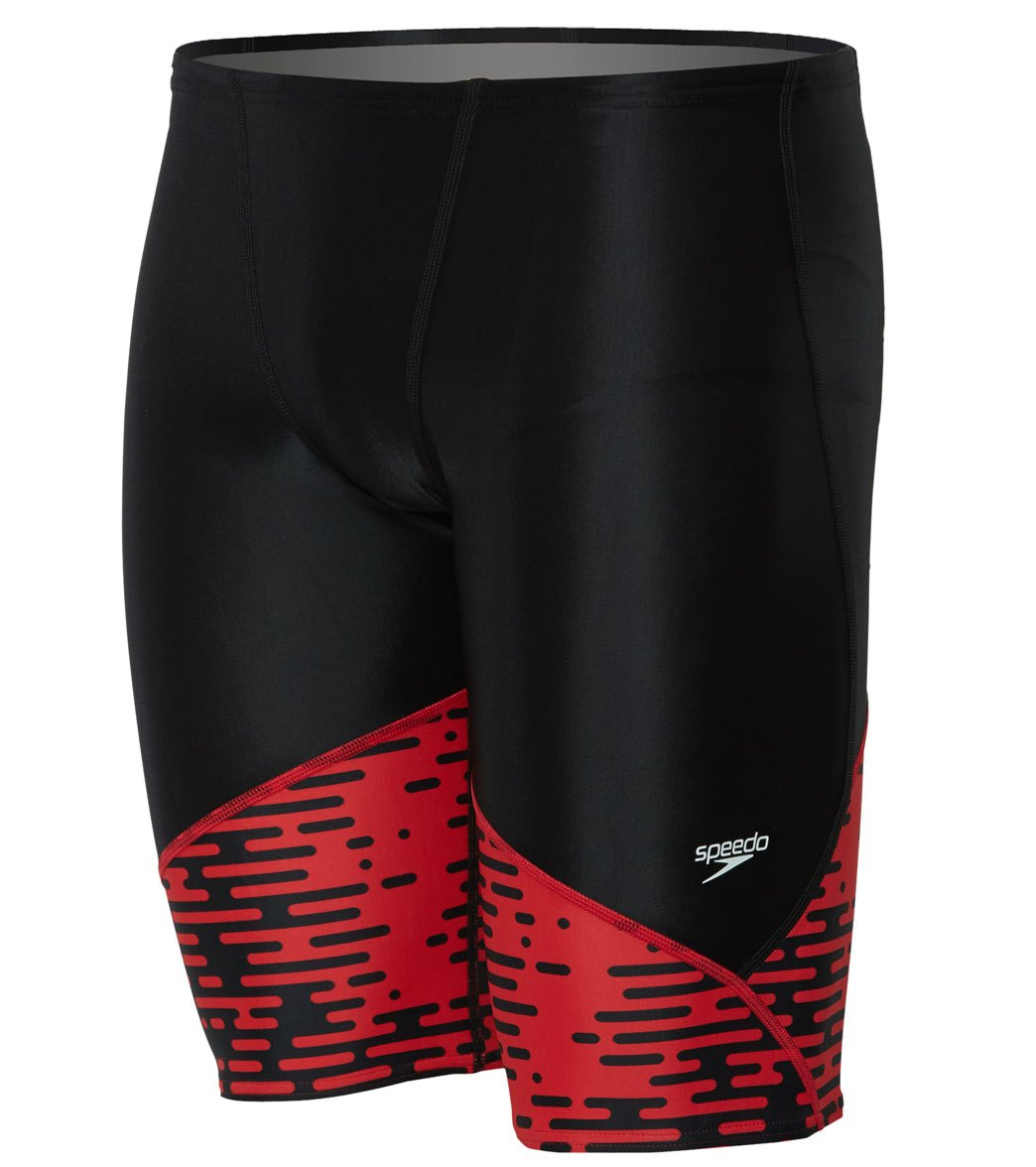 Speedo Men's Pro LT Modern Matrix Jammer Swimsuit at SwimOutlet.com | SwimOutlet.com