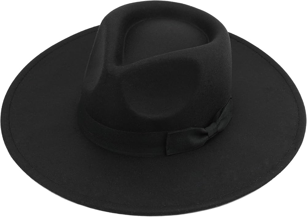 Big Wide Brim Women Fedora Hat | Amazon (US)