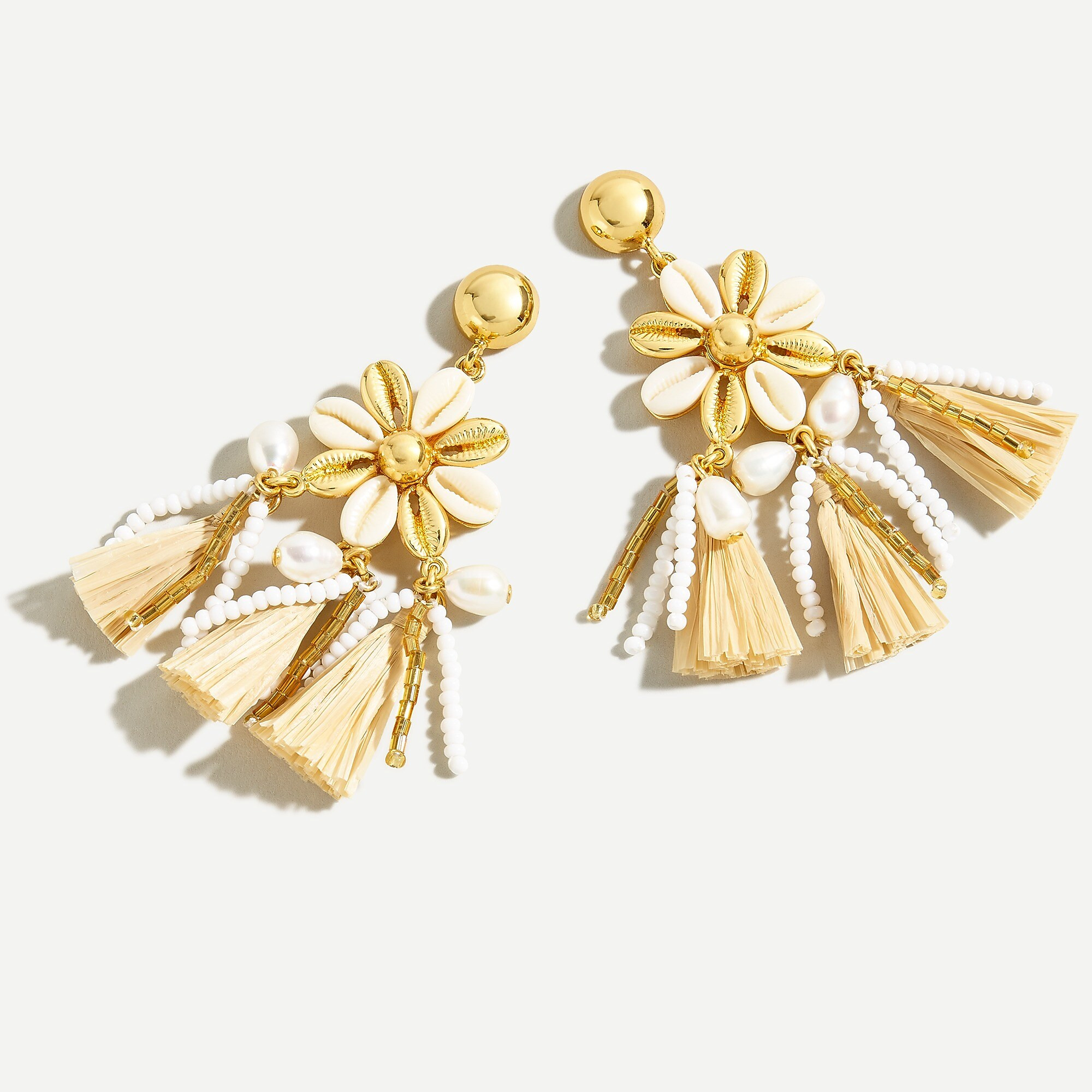 Seaside tassel statement earrings | J. Crew US