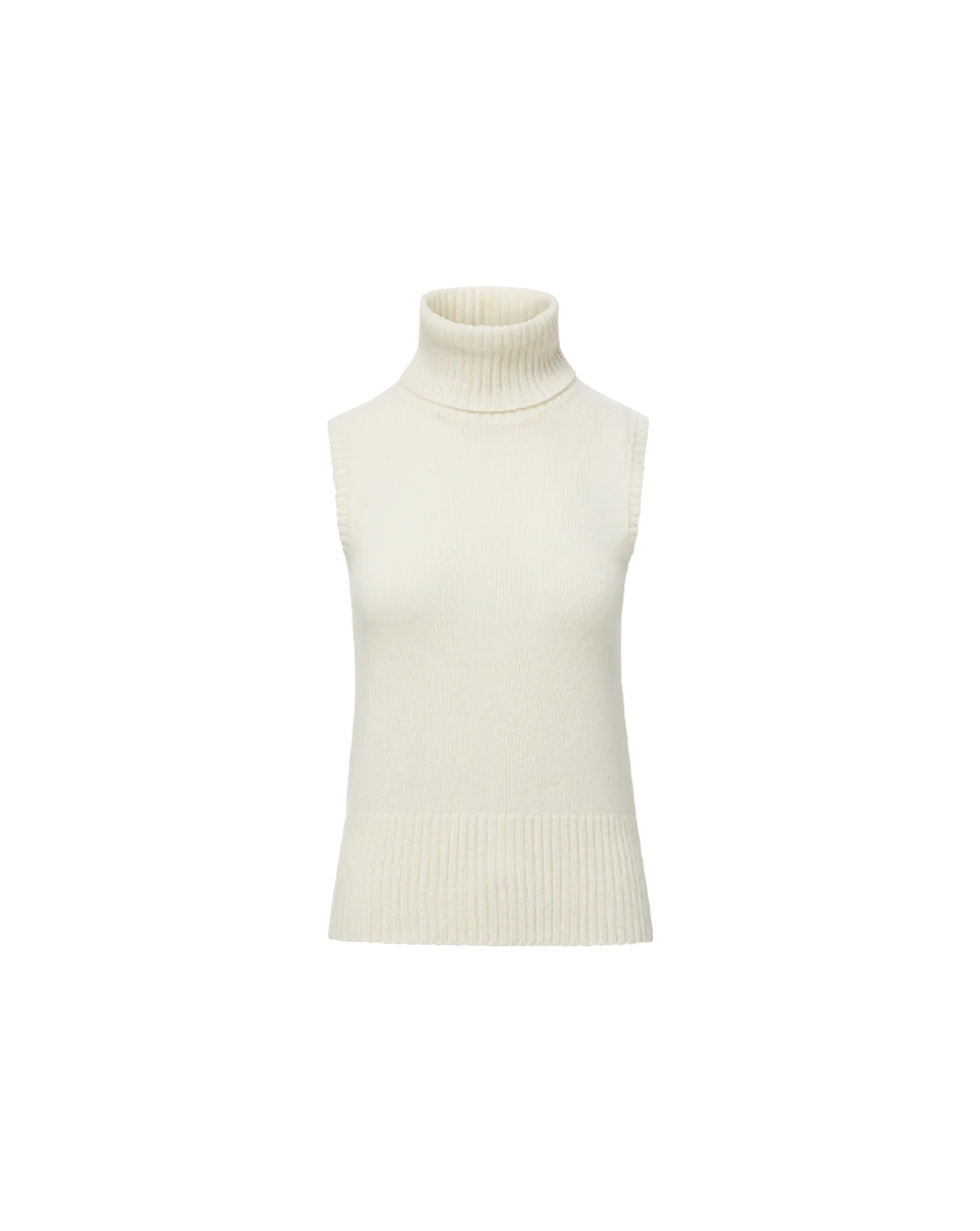 Mazzy Cashmere Sleeveless Sweater | Veronica Beard