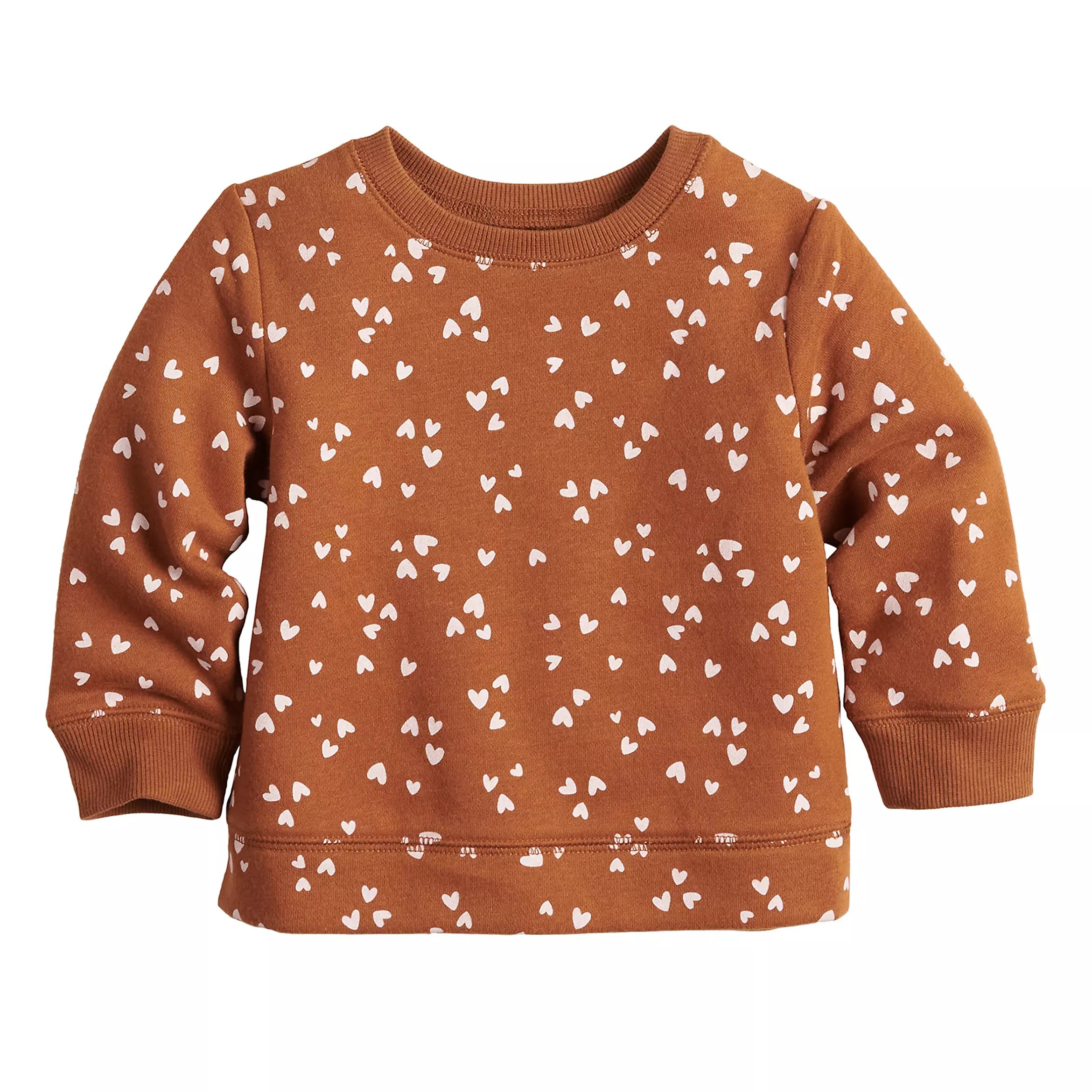 Baby Girl Jumping Beans® Fleece Sweatshirt | Kohl's