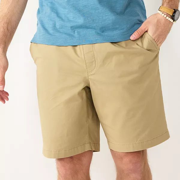 Men's Sonoma Goods For Life® 9" Flexwear Flat-Front Shorts | Kohl's