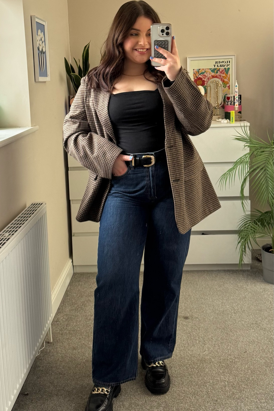 Casual work outfit, blazer outfit, midsize casual outfit, jeans outfit, Abercrombie jeans, Abercrombie denim, asos blazer, loafer outfit 

#LTKworkwear #LTKmidsize #LTKuk