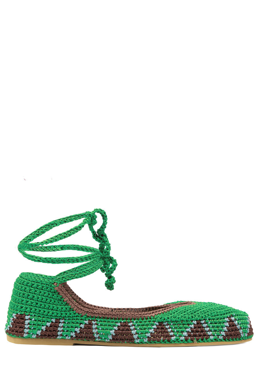 Crochet ballerina flats | Harvey Nichols