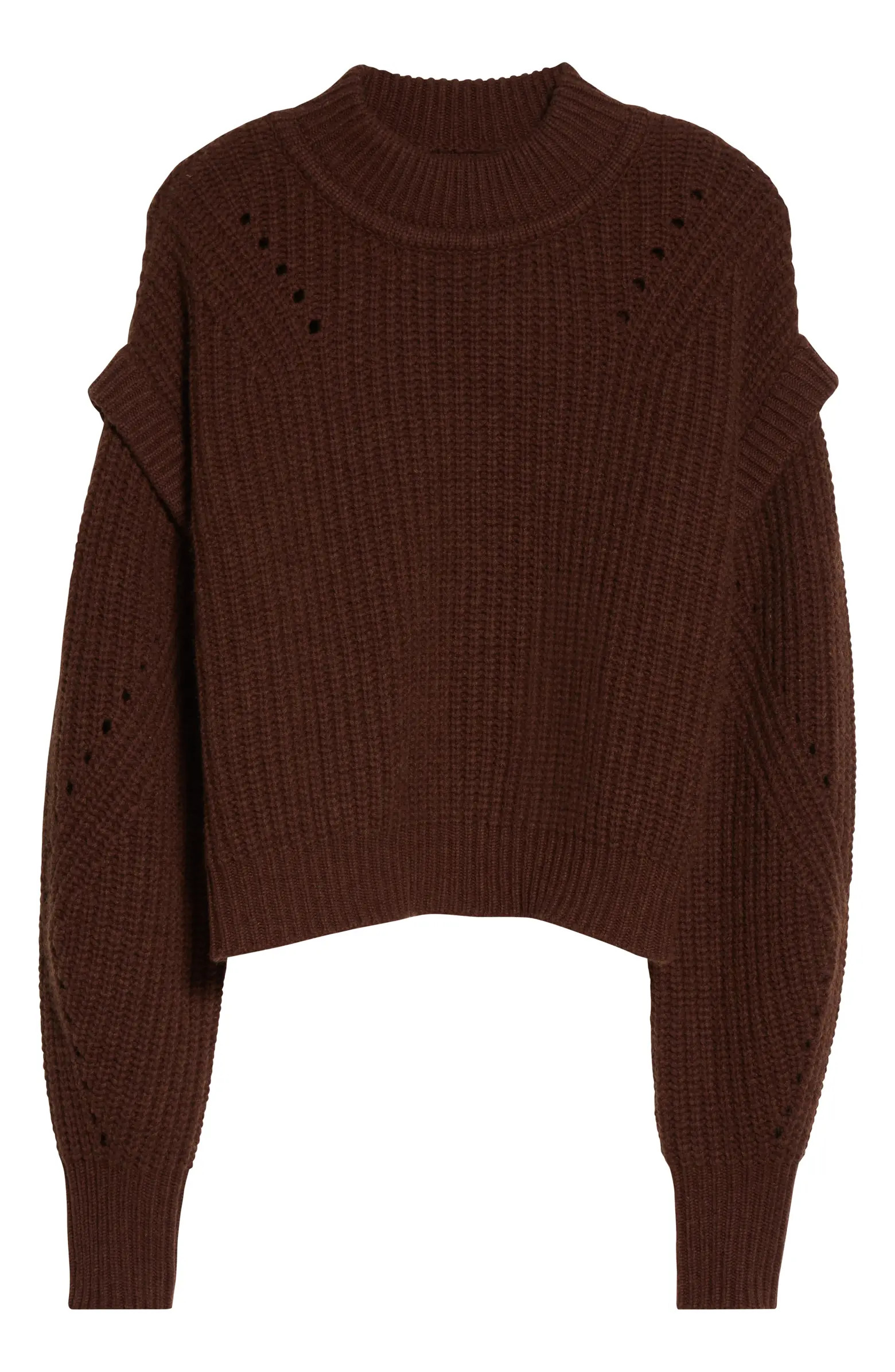 La Ligne Armhole Rib Trim Wool & Cashmere Sweater | Nordstrom | Nordstrom
