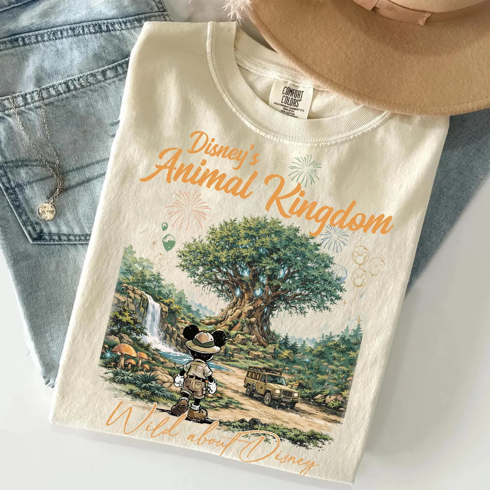 Wild About Trips Animal Kingdom Comfort Colors Shirt, Retro Mickey Safari Trip Tee, Tree Of Life ... | Etsy (Global)