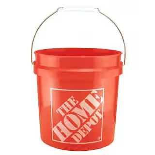 2 gal. Orange paint Bucket | The Home Depot