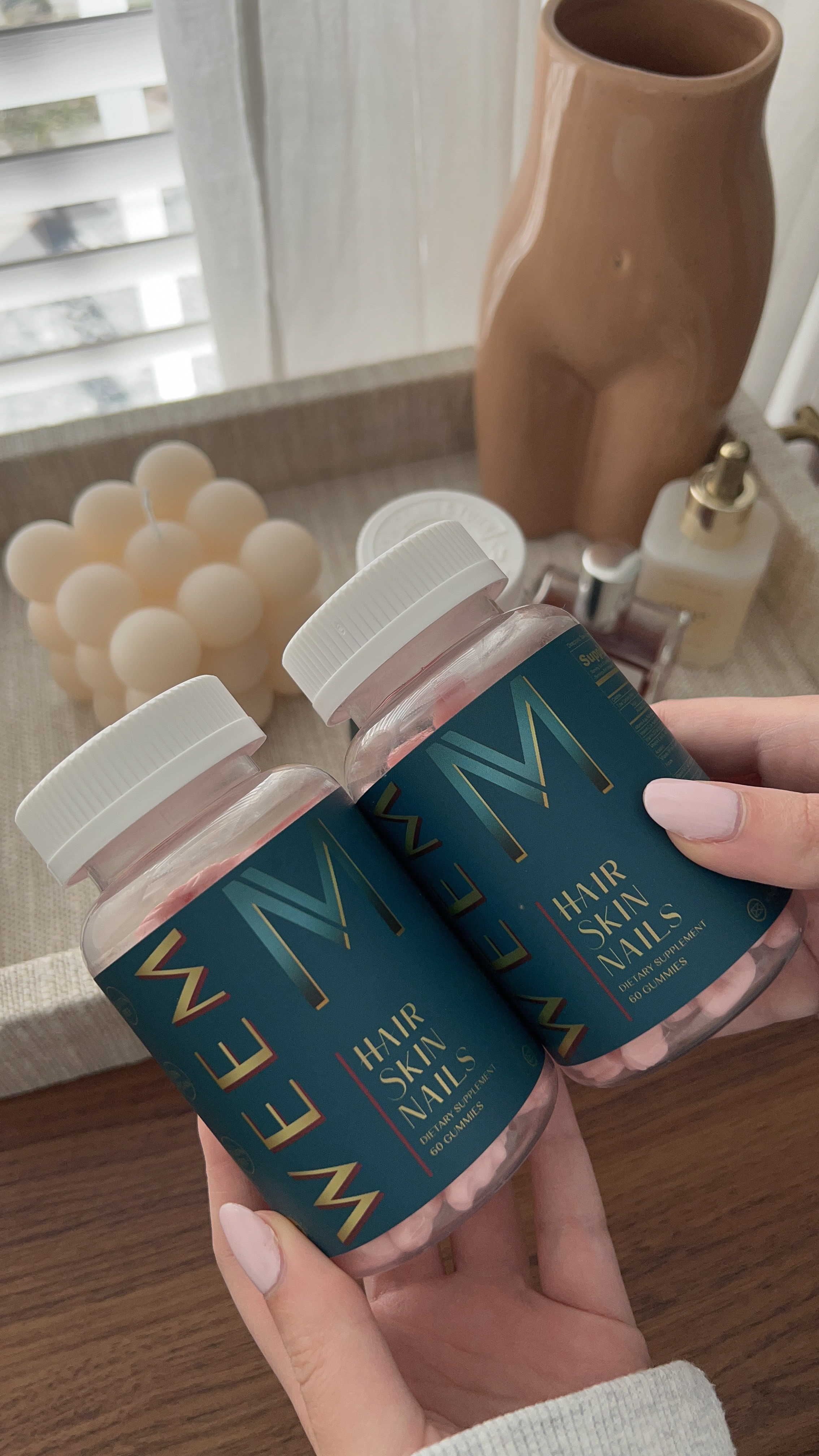 Currently growing out my hair and taking these gummies from Weem to speed up the process! 🍓
Available on Amazon!

hair growth, biotin, gummies, hair gummies, weem hair skin nails gummies, hair vitamins, women’s vitamins, multi vitamin, growing hair, biotin gummy

#LTKBeauty #LTKFindsUnder50