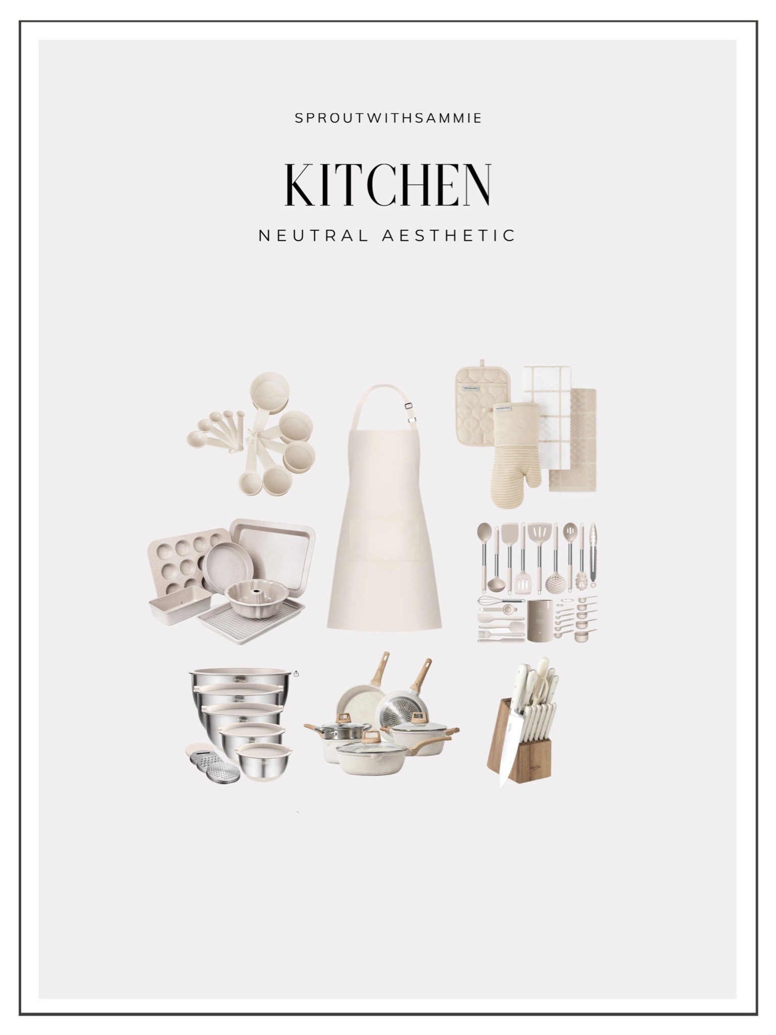 Kitchen accessories with a modern neutral aesthetic. Perfect for hosting Thanksgiving dinner or gift basket for new homeowners! 

#LTKGiftGuide #LTKhome #LTKHoliday