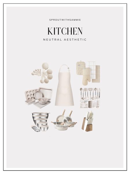 Kitchen accessories with a modern neutral aesthetic. Perfect for hosting Thanksgiving dinner or gift basket for new homeowners! 

#LTKGiftGuide #LTKhome #LTKHoliday