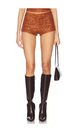 Maja Short in Rust | Revolve Clothing (Global)