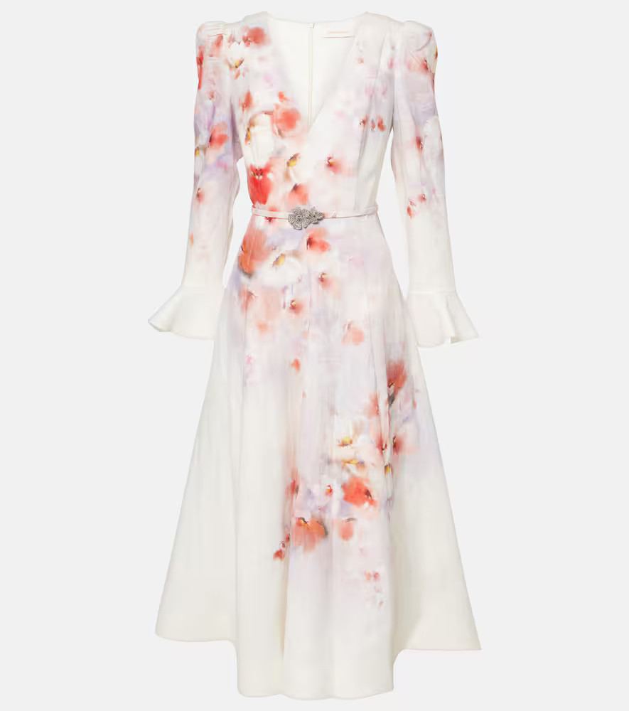 Zimmermann Crush embellished linen midi dress | Mytheresa (US/CA)