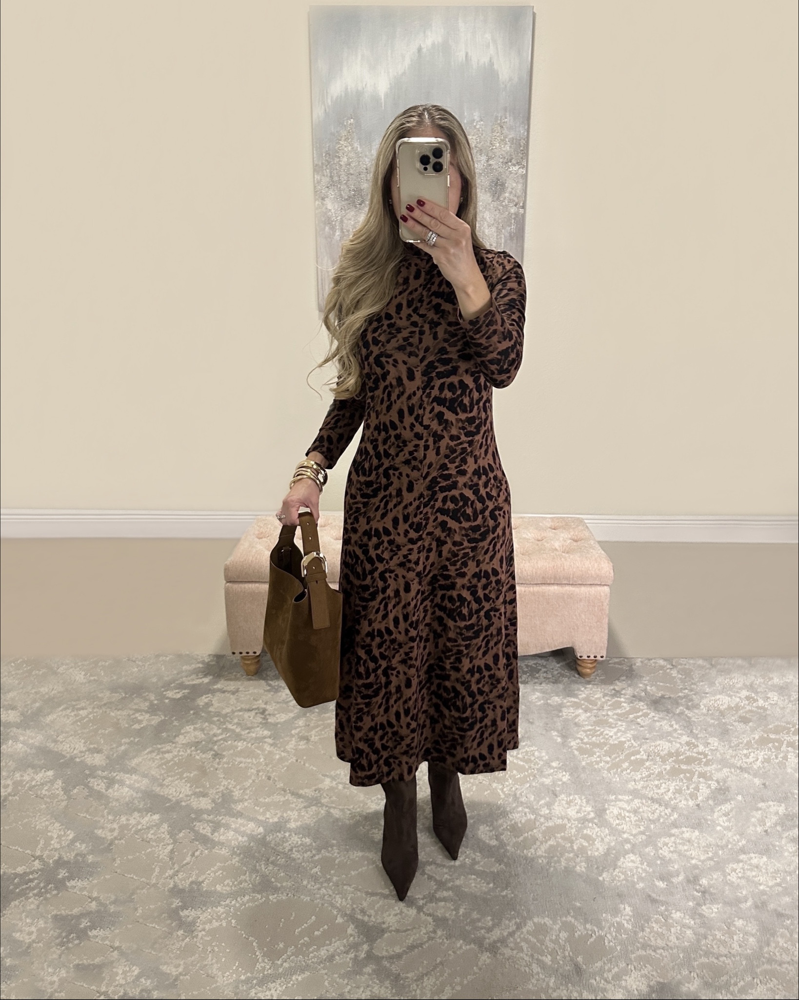 Fall Fashion. Winter Fashion. Thanksgiving outfit. Maxi dress. Boots. Fall Boots. Cheetah Print dress. Leopard print dress. Old Navy 💫

#LTKOver40 #LTKootd #LTKHoliday