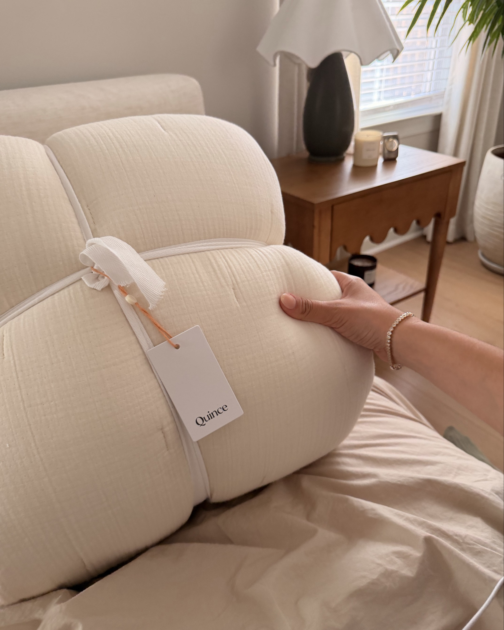 My FAVORITE gauze quilt from @Quince in the undyed color! So squishy and COZY 

#LTKselfcare #LTKHome #LTKMothersDay