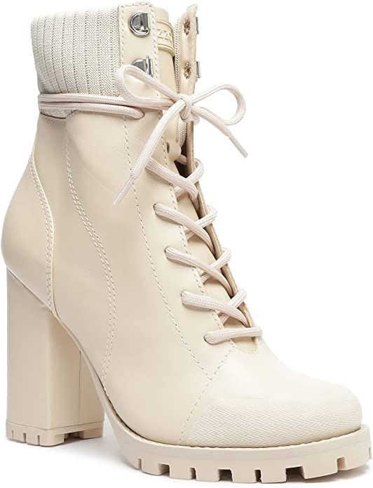 AREZZO Women's Lizza Lace Up Ankle Boot | Amazon (US)