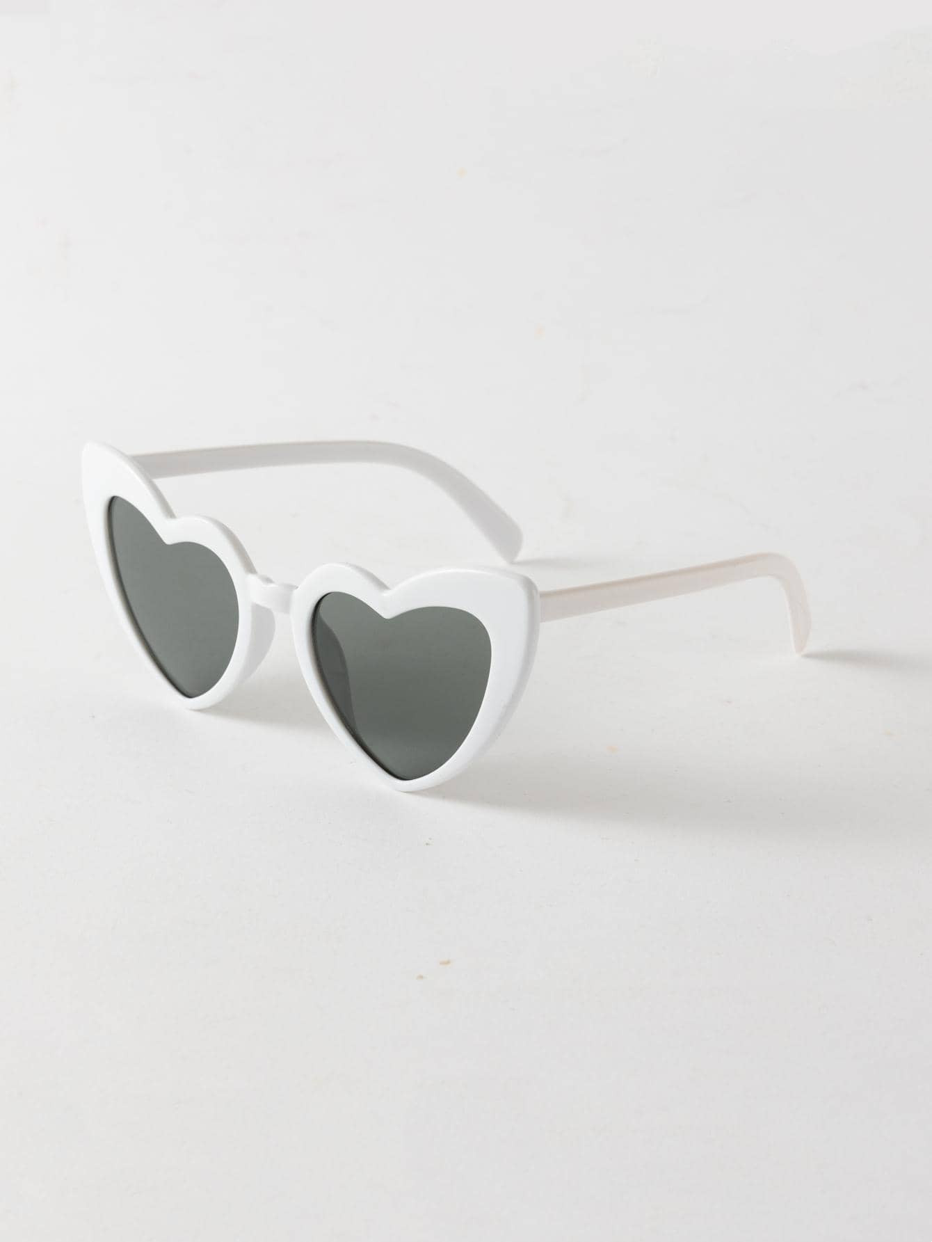 1pair Women Heart Shaped Frame Boho Style Sunglasses y2k glasses | SHEIN
