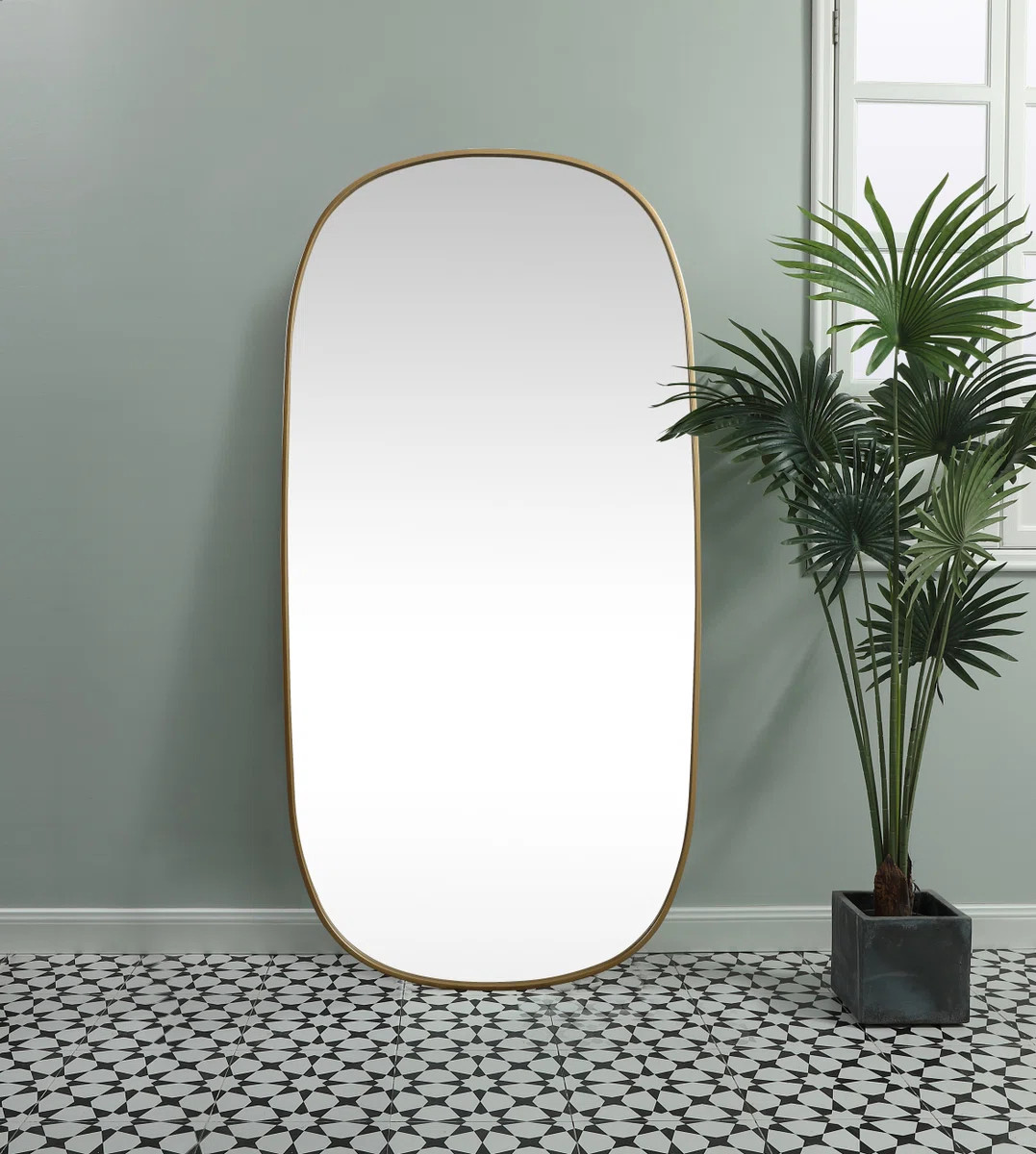 Bertin Metal Oval Wall Mirror | Wayfair North America