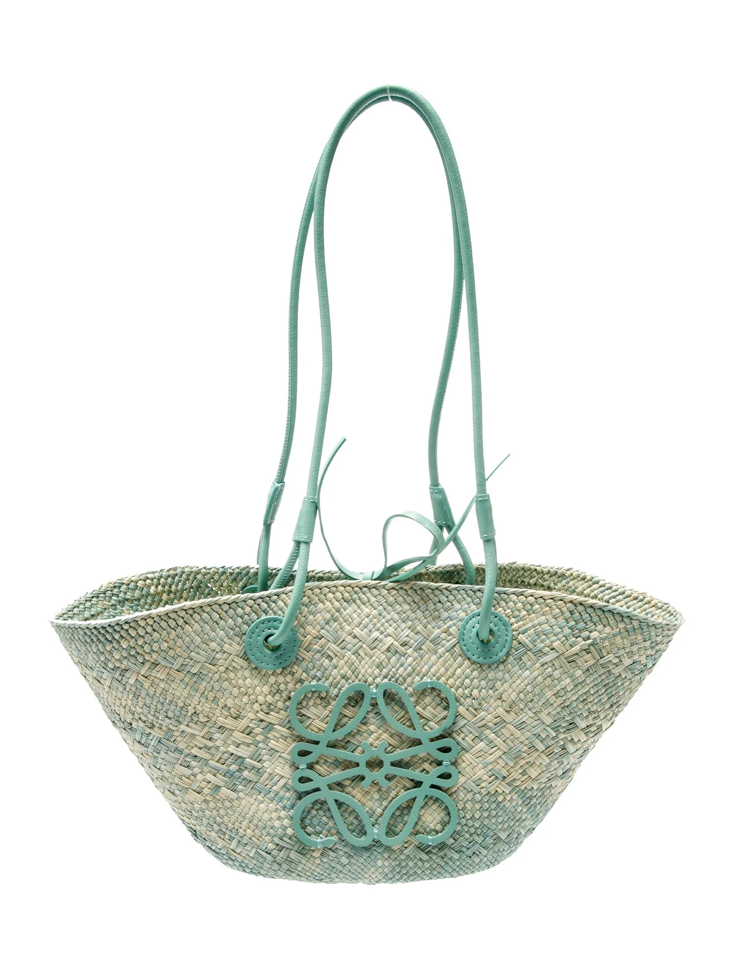 Raffia Anagram Small w/ Tags | The RealReal