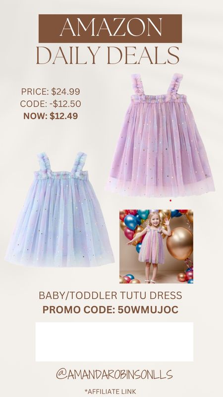 Amazon daily deals
Baby and toddler tutu dress 

#LTKkids #LTKbaby #LTKsalealert