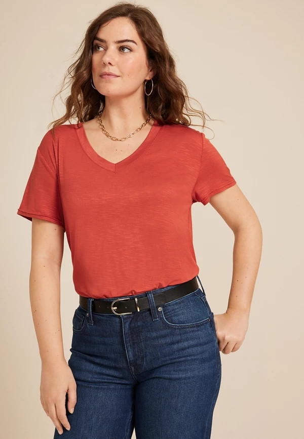 24/7 V Neck Tee | Maurices