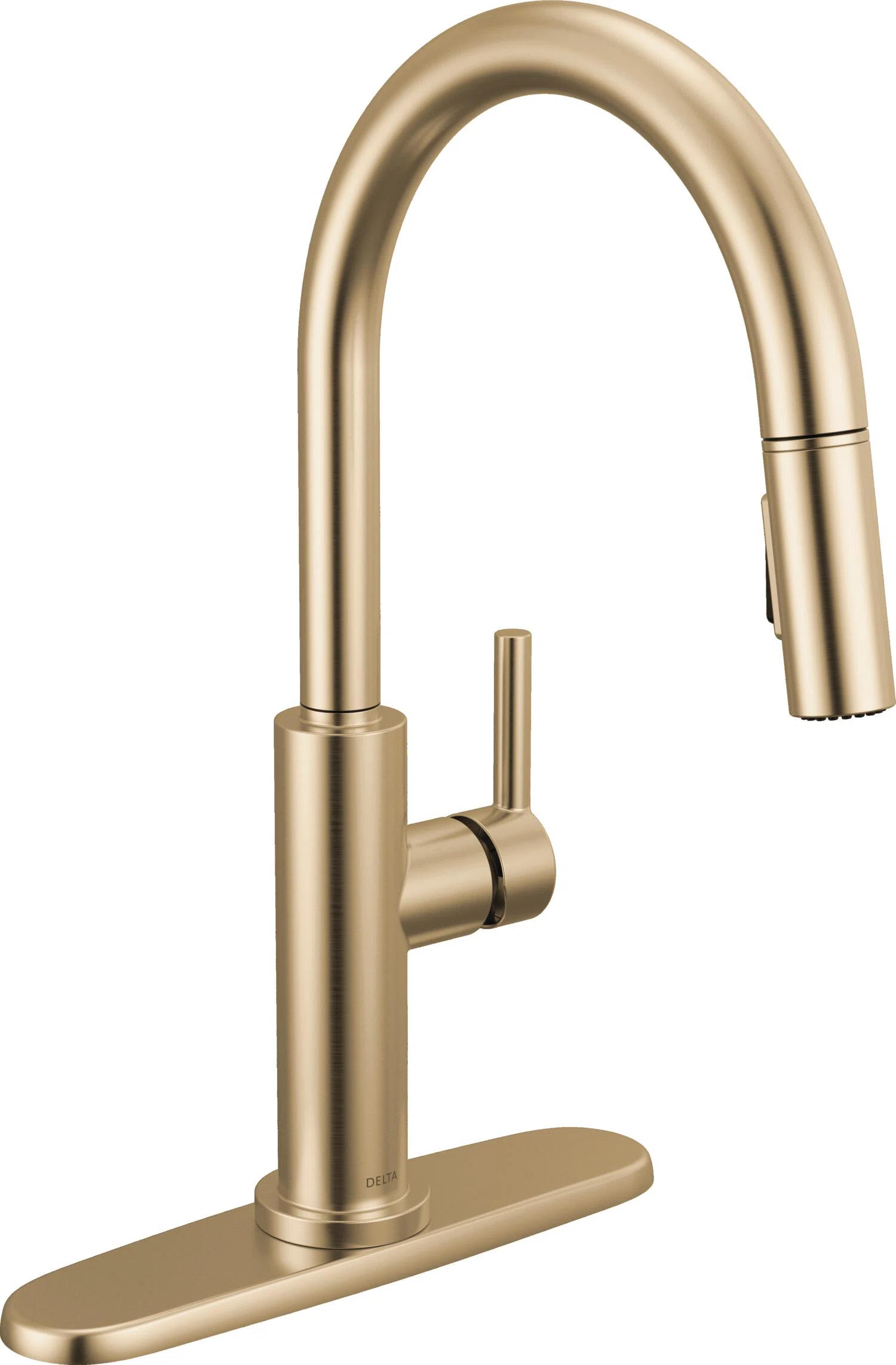 Nicoli Pull Down Sprayer Kitchen Sink Faucet, Single Handle Kitchen Faucet 19867LF-CZ | Wayfair North America